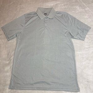 Slazenger Golf - Silver/Gray Collared Golf Polo Shirt Size Large